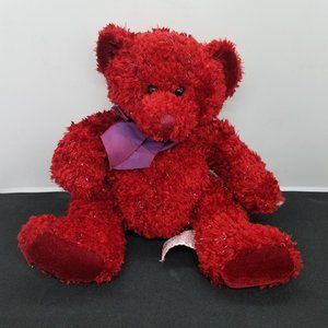 Russ Sizzle Bear Plush Stuffed Animal Bears from the Past The Red Bear 8.5 inch